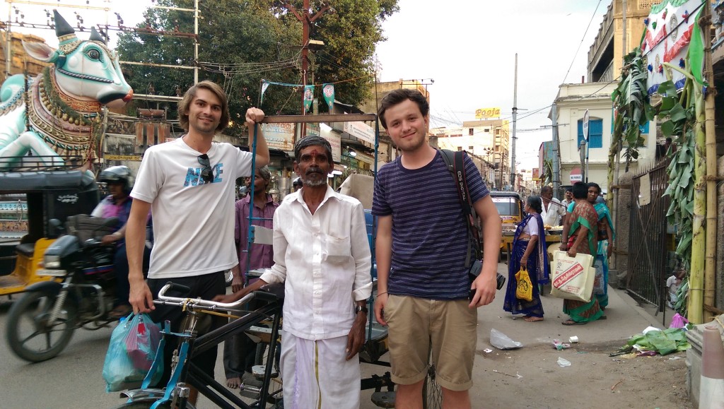 Travel in India: A man gave us a wonderful tour of Madurai on his manual rickshaw