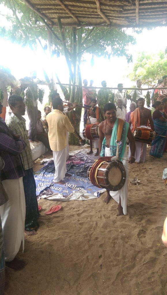Kanyakumari Hindu Festival. Drummers.