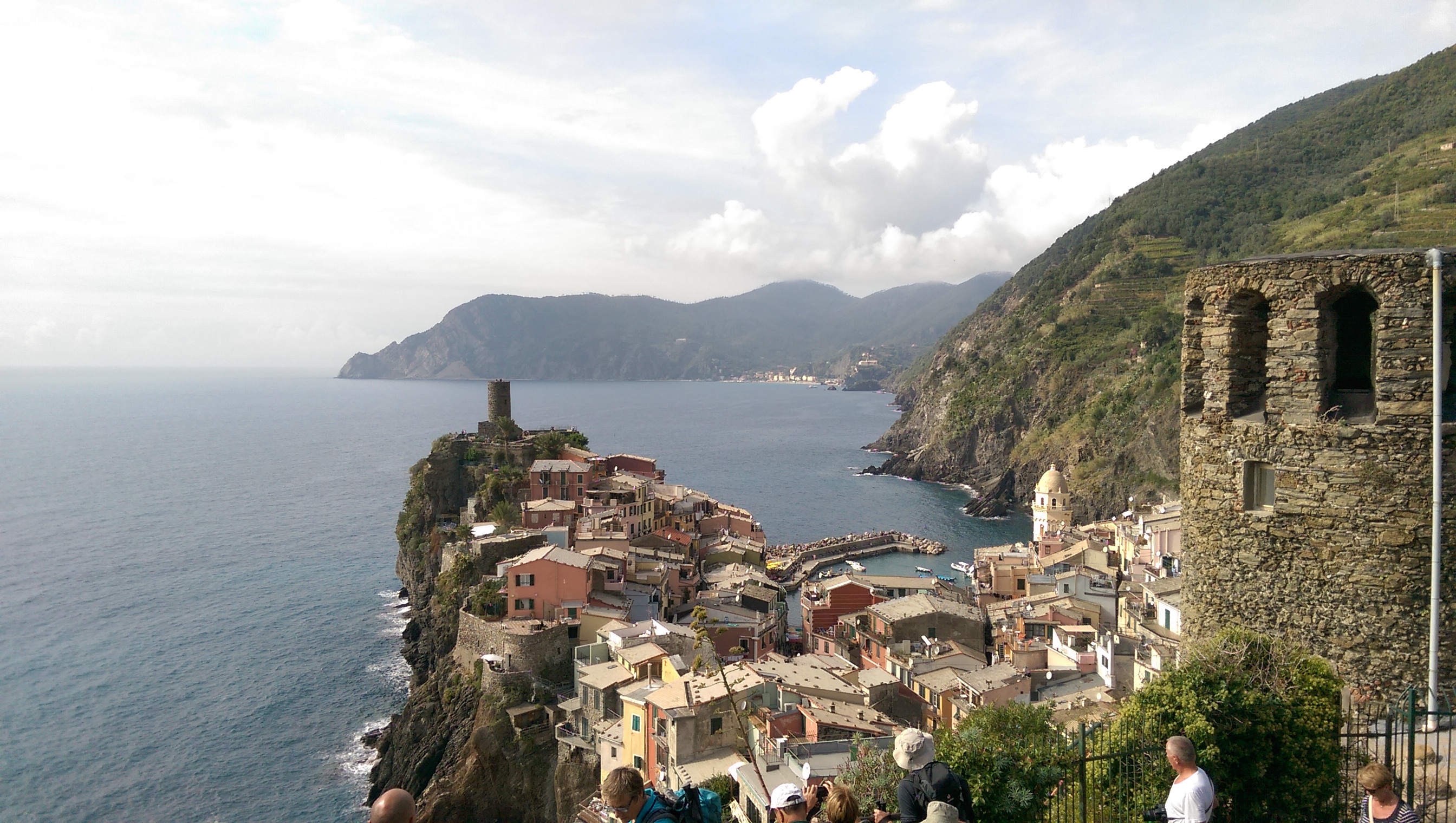 Vernazza, view from South, Cinque Terre, Italy